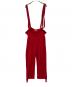 maturely（マチュアリー）の古着「Detach Suspender Easy Pants」｜レッド