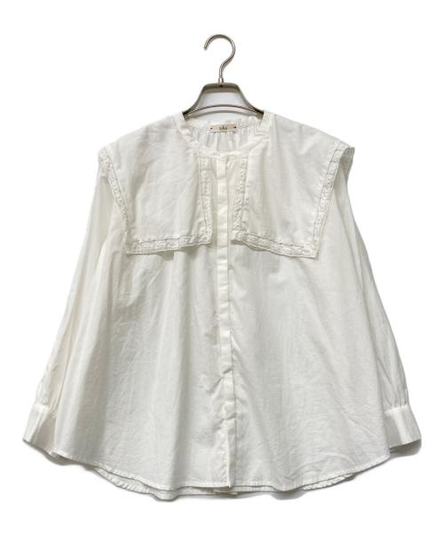 HAU（ハウ）HAU (ハウ) セーラーカラーシャツ ホワイト サイズ:Fの古着・服飾アイテム