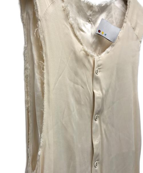 mister it（ミスターイット）mister it (ミスターイット) レーヨンノースリーブワンピース ベージュ サイズ:Fの古着・服飾アイテム