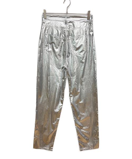 ISABEL MARANT（イザベルマラン）ISABEL MARANT (イザベルマラン) TORSY コットン メタリックテーパードパンツ シルバー サイズ:36の古着・服飾アイテム