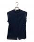 JIL SANDER (ジルサンダー) シルクブラウス ネイビー サイズ:36：4000円