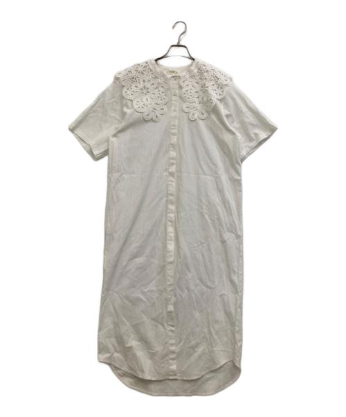 GHOSPELL（ゴスペル）GHOSPELL (ゴスペル) ビッグカラーチュニックドレス ホワイト サイズ:Sの古着・服飾アイテム