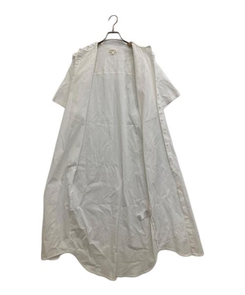 GHOSPELL（ゴスペル）GHOSPELL (ゴスペル) ビッグカラーチュニックドレス ホワイト サイズ:Sの古着・服飾アイテム