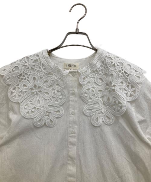 GHOSPELL（ゴスペル）GHOSPELL (ゴスペル) ビッグカラーチュニックドレス ホワイト サイズ:Sの古着・服飾アイテム