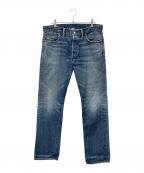 RRLダブルアールエル）の古着「ボタンフライデニムパンツ」｜インディゴ