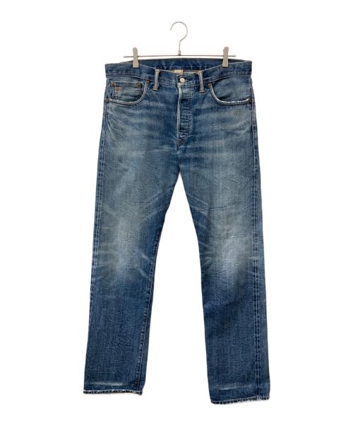 RRL（ダブルアールエル）RRL (ダブルアールエル) ボタンフライデニムパンツ インディゴ サイズ:W34×L32の古着・服飾アイテム