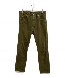 RRL（ダブルアールエル）の古着「セルビッチデニムパンツ」｜オリーブ