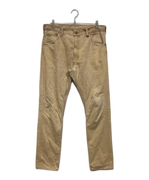 RRL（ダブルアールエル）RRL (ダブルアールエル) カウボーイハイスリムジーンズ　782872037001 ベージュ サイズ:W34の古着・服飾アイテム