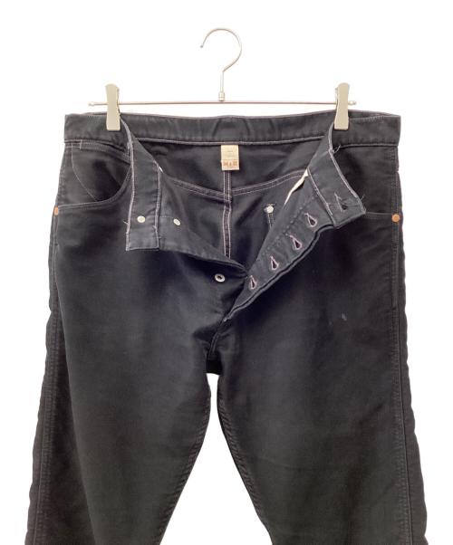 RRL（ダブルアールエル）RRL (ダブルアールエル) ハイスリムフィットモールスキンパンツ ブラック サイズ:W34×L32の古着・服飾アイテム