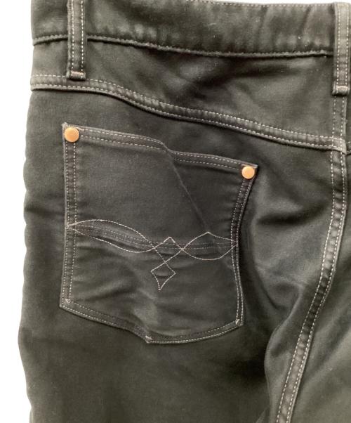 RRL（ダブルアールエル）RRL (ダブルアールエル) ハイスリムフィットモールスキンパンツ ブラック サイズ:W34×L32の古着・服飾アイテム