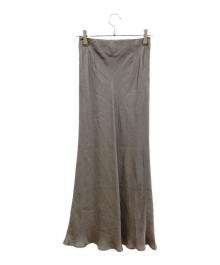 SACRA（サクラ）の古着「アセテートヴィンテージツイルスカート」｜グレー