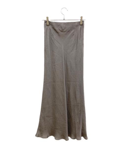 SACRA（サクラ）SACRA (サクラ) アセテートヴィンテージツイルスカート グレー サイズ:36の古着・服飾アイテム