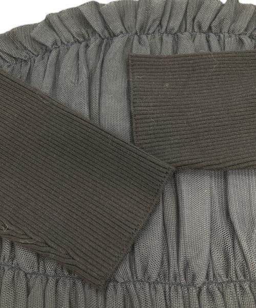 Apuweiser-riche（アプワイザーリッシェ）Apuweiser-riche (アプワイザーリッシェ) チュールコンビベアニット ネイビー サイズ:2 未使用品の古着・服飾アイテム