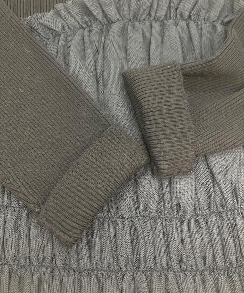 Apuweiser-riche（アプワイザーリッシェ）Apuweiser-riche (アプワイザーリッシェ) チュールコンビベアニット ネイビー サイズ:2 未使用品の古着・服飾アイテム