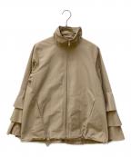 HERENCIAヘレンチア）の古着「ティアード袖ブルゾン」｜ベージュ