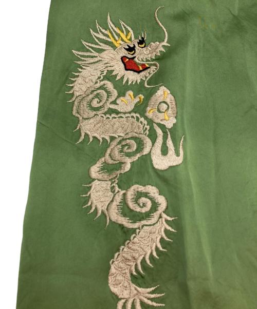 BEAMS BOY（ビームスボーイ）BEAMS BOY (ビームスボーイ) TAILOR TOYO (テーラー東洋) スカチャイナ ロングスカート グリーン サイズ:-の古着・服飾アイテム