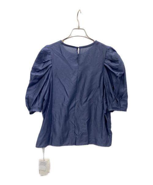 ROPE（ロペ）ROPE (ロペ) カールマイヤーパフスリーブブラウス ネイビー サイズ:FREE 未使用品の古着・服飾アイテム