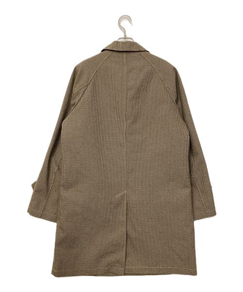 green label relaxing（グリーンレーベルリラクシング）green label relaxing (グリーンレーベルリラクシング) NMシンダウン テックツイードステンカラーコート ベージュ サイズ:Mの古着・服飾アイテム