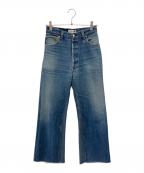 RE/DONEリダン）の古着「HIGH RISE WIDE LEG CROP」｜インディゴ