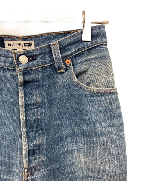 RE/DONE（リダン）RE/DONE (リダン) HIGH RISE WIDE LEG CROP インディゴ サイズ:25の古着・服飾アイテム