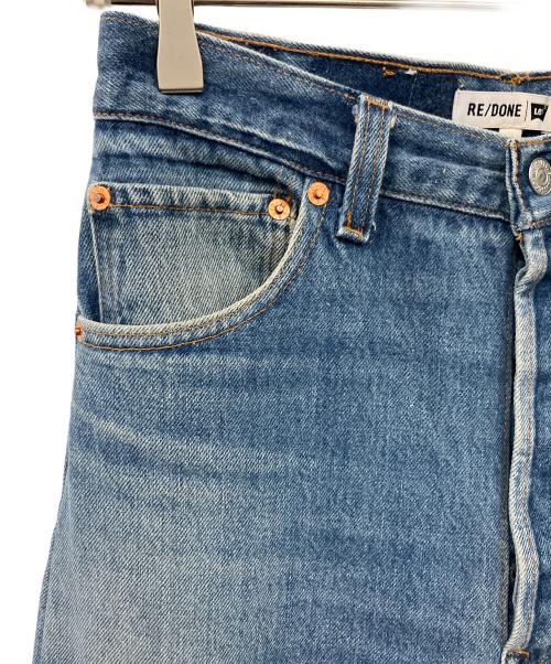 RE/DONE（リダン）RE/DONE (リダン) HIGH RISE WIDE LEG CROP インディゴ サイズ:25の古着・服飾アイテム