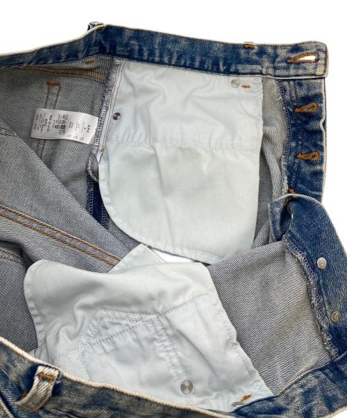 A.P.C.（アーペーセー）A.P.C. (アーペーセー) EDIFICE (エディフィス) 別注デニムパンツ　ユーズド加工　NEW TAILLE HAUTE インディゴ サイズ:W33の古着・服飾アイテム