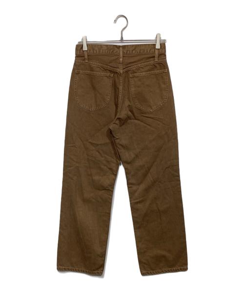 CLOTH&CROSS（クロスアンドクロス）CLOTH&CROSS (クロスアンドクロス) オリジナルカラーデニムパンツ ブラウン サイズ:Sの古着・服飾アイテム