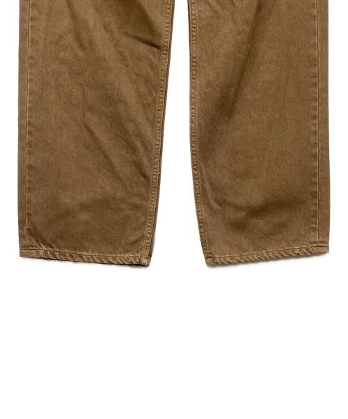 CLOTH&CROSS（クロスアンドクロス）CLOTH&CROSS (クロスアンドクロス) オリジナルカラーデニムパンツ ブラウン サイズ:Sの古着・服飾アイテム