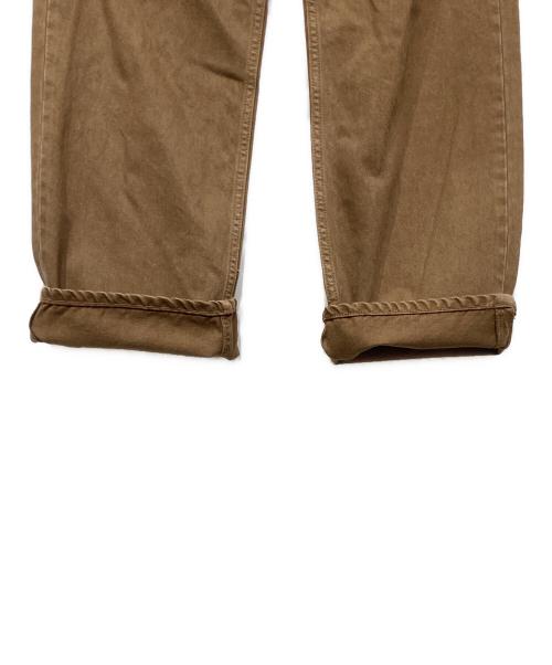 CLOTH&CROSS（クロスアンドクロス）CLOTH&CROSS (クロスアンドクロス) オリジナルカラーデニムパンツ ブラウン サイズ:Sの古着・服飾アイテム