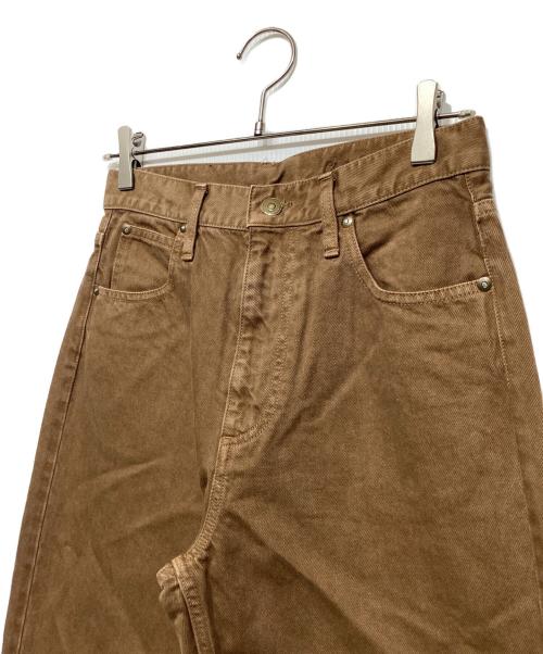 CLOTH&CROSS（クロスアンドクロス）CLOTH&CROSS (クロスアンドクロス) オリジナルカラーデニムパンツ ブラウン サイズ:Sの古着・服飾アイテム