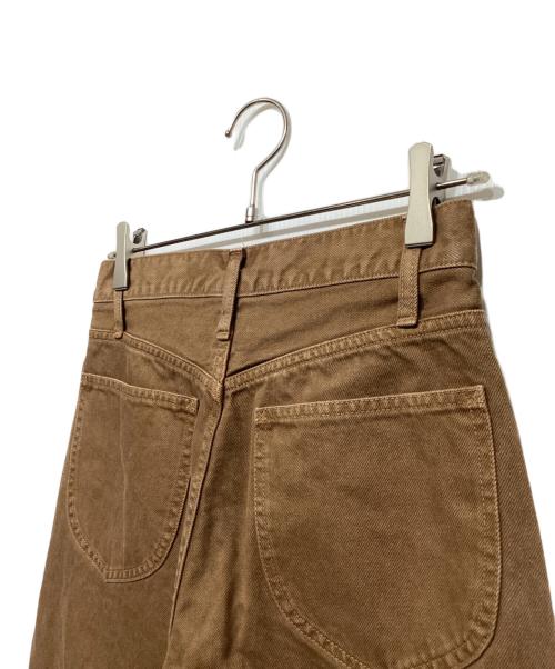 CLOTH&CROSS（クロスアンドクロス）CLOTH&CROSS (クロスアンドクロス) オリジナルカラーデニムパンツ ブラウン サイズ:Sの古着・服飾アイテム