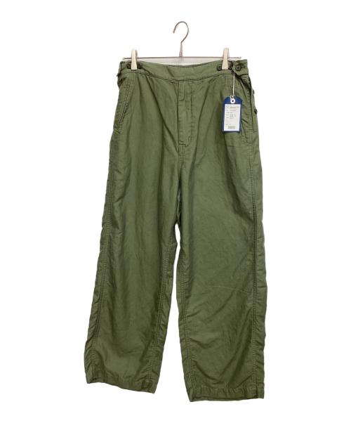 TapWater（タップウォーター）TapWater (タップウォーター) Cotton Linen Back Sateen Military Trousers カーキ サイズ:36の古着・服飾アイテム