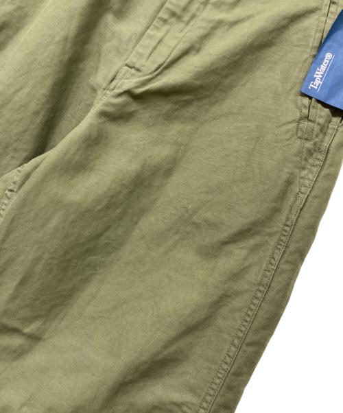 TapWater（タップウォーター）TapWater (タップウォーター) Cotton Linen Back Sateen Military Trousers カーキ サイズ:34の古着・服飾アイテム