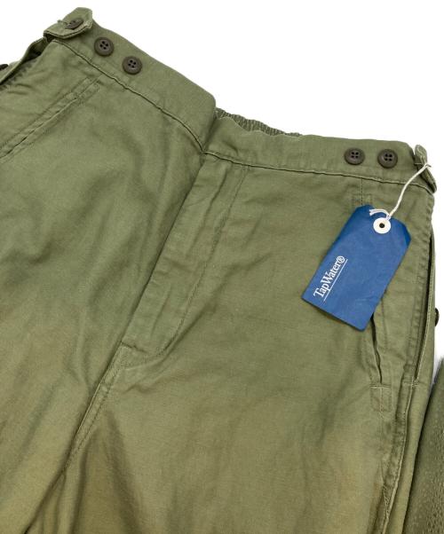 TapWater（タップウォーター）TapWater (タップウォーター) Cotton Linen Back Sateen Military Trousers カーキ サイズ:34の古着・服飾アイテム