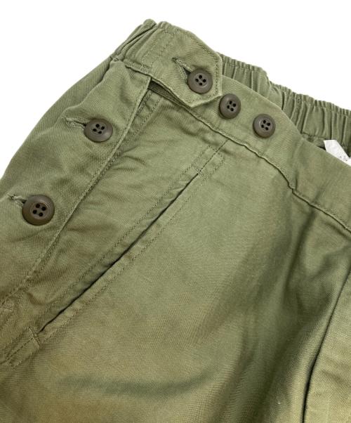 TapWater（タップウォーター）TapWater (タップウォーター) Cotton Linen Back Sateen Military Trousers カーキ サイズ:34の古着・服飾アイテム