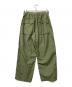 TapWater (タップウォーター) Cotton Linen Back Sateen Military Trousers カーキ サイズ:34：14000円