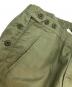 中古・古着 TapWater (タップウォーター) Cotton Linen Back Sateen Military Trousers カーキ サイズ:34：14000円