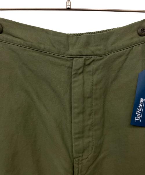 TapWater（タップウォーター）TapWater (タップウォーター) Cotton Linen Back Sateen Military Trousers カーキ サイズ:36の古着・服飾アイテム
