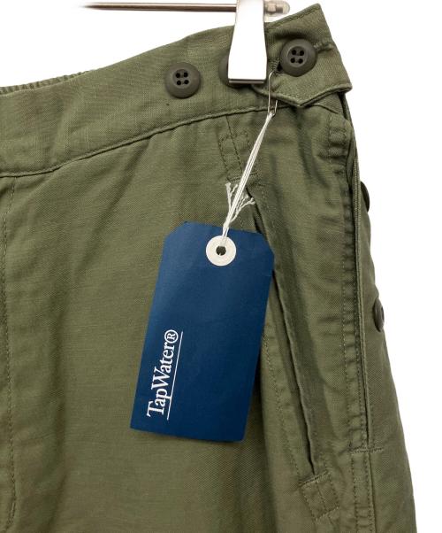 TapWater（タップウォーター）TapWater (タップウォーター) Cotton Linen Back Sateen Military Trousers カーキ サイズ:36の古着・服飾アイテム