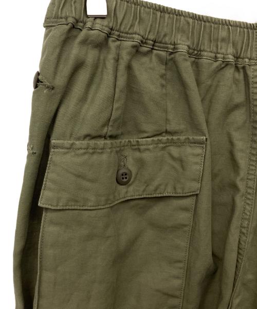 TapWater（タップウォーター）TapWater (タップウォーター) Cotton Linen Back Sateen Military Trousers カーキ サイズ:36の古着・服飾アイテム