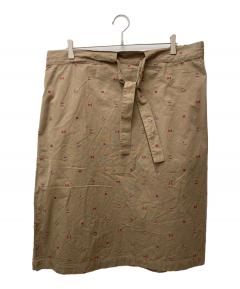 中古・古着通販】DRAWER (ドゥロワー) ジョーゼットプリントプリーツ