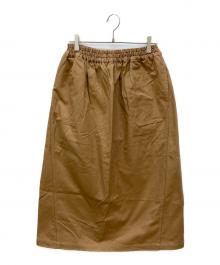 R&D.M.Co-OLDMAN'S TAILOR（オールドマンズテイラー）の古着「コットンイージースカート」｜ブラウン