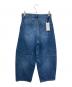 CLOTH&CROSS (クロスアンドクロス) カーブデニムパンツ ブルー サイズ:S 未使用品：7000円