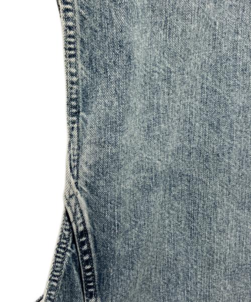 TOGA TOO（トーガ・トゥ）TOGA TOO (トーガ・トゥ) DENIM SLEEVELESS JACKET ブルー サイズ:Sの古着・服飾アイテム