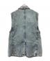 TOGA TOO (トーガ・トゥ) DENIM SLEEVELESS JACKET ブルー サイズ:S：25000円