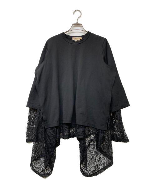 COMME des GARCONS（コムデギャルソン）COMME des GARCONS (コムデギャルソン) レイヤードカットソー ブラック サイズ:XSの古着・服飾アイテム