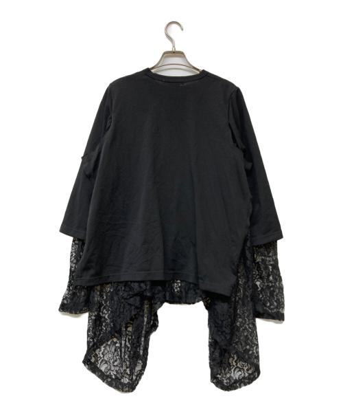 COMME des GARCONS（コムデギャルソン）COMME des GARCONS (コムデギャルソン) レイヤードカットソー ブラック サイズ:XSの古着・服飾アイテム