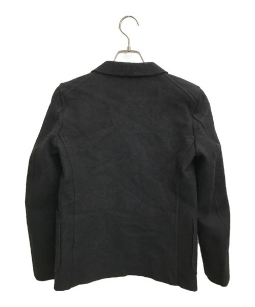 COMME des GARCONS（コムデギャルソン）COMME des GARCONS (コムデギャルソン) ウール圧縮フェルトジャケット ブラック サイズ:Sの古着・服飾アイテム