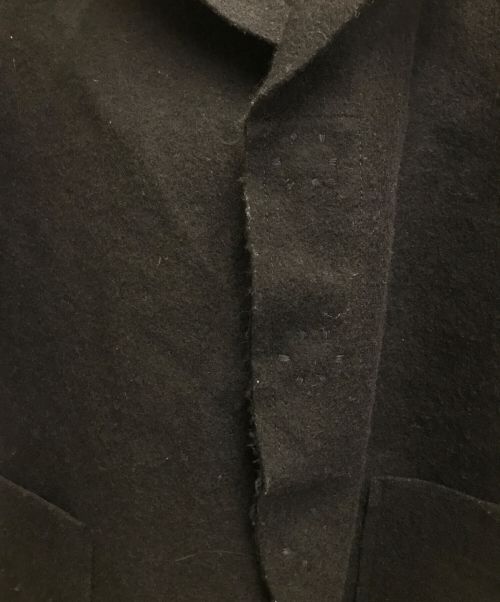 COMME des GARCONS（コムデギャルソン）COMME des GARCONS (コムデギャルソン) ウール圧縮フェルトジャケット ブラック サイズ:Sの古着・服飾アイテム