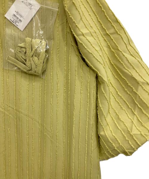 natural couture（ナチュラルクール）natural couture (ナチュラルクール) ジャガードロングワンピース イエロー サイズ:Fの古着・服飾アイテム